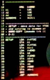 C64-Assemblercode im Sichtfeld des Terminators