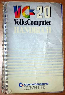 Das VC20-Handbuch von vorne